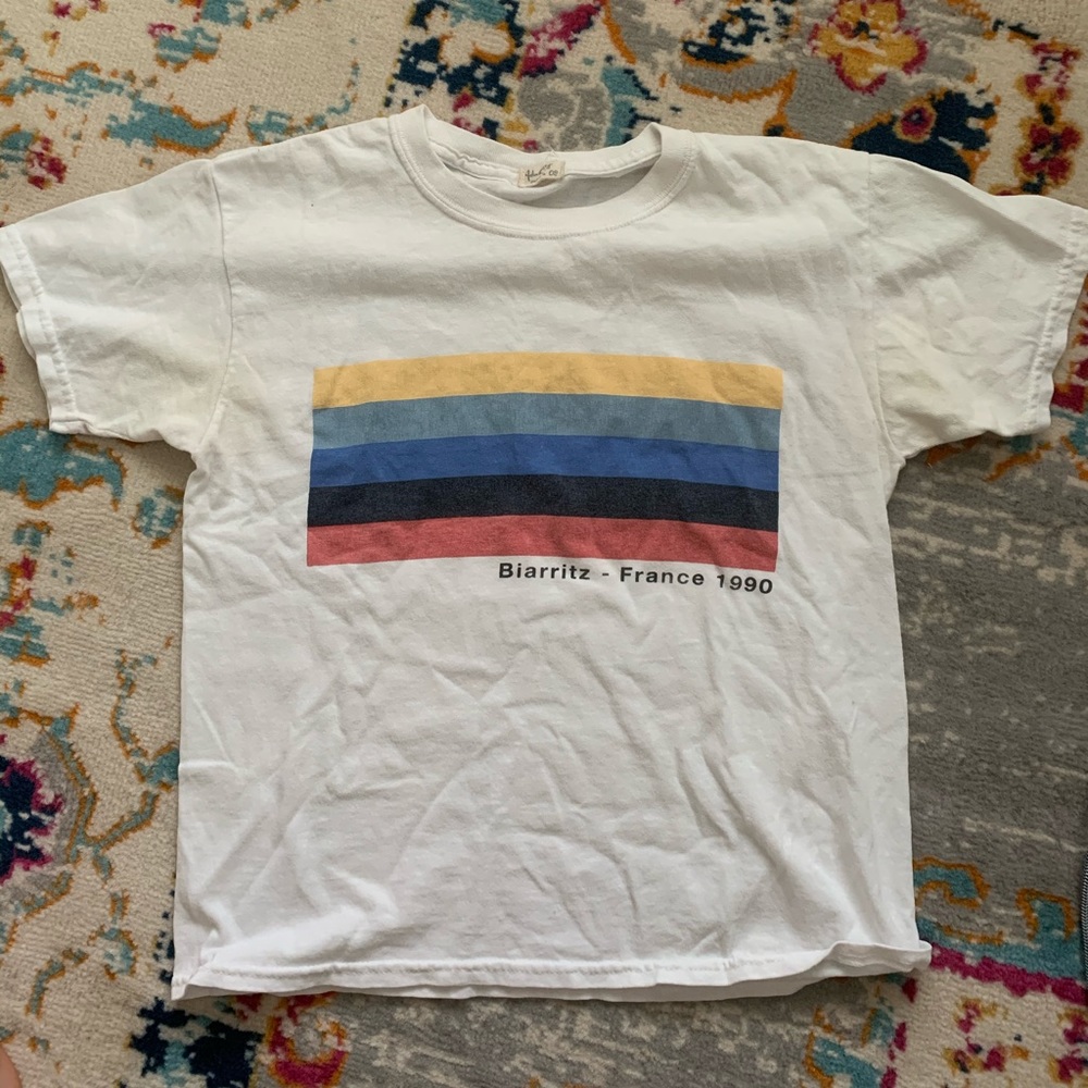 Brandy Melville rainbow top